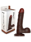 REAL RAPTURE FIRE PASSION REALISTIC DILDO 8'' BLACK