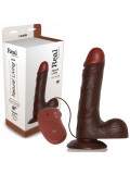 REAL RAPTURE FIRE PASSION REALISTIC VIBRATOR 8'' BLACK