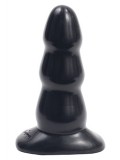 TRIPLE RIPPLE BUTT PLUG BLACK M 0782421113605