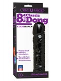 VAC U LOCK 8 INCH CLASSIC DONG BLAC 0782421026394 toy