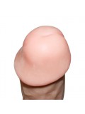 Vibrating Realistic Cock - 11 inch With Scrotum 8714273070838 toy