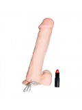Vibrating Realistic Cock - 11 inch With Scrotum 8714273070838 review