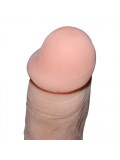 Vibrating Realistic Cock - 9 inch With Scrotum 8714273070791 toy