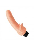 Vinyl Vibrator With Clitoral Stimulator 4890888008986