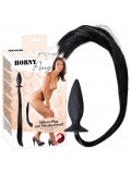 PONYTAIL SILICONE BUTTPLUG 